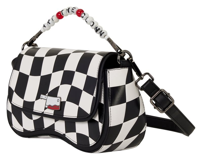 🧪 LAB | SU ORDINAZIONE Terrifier by Loungefly Crossbody Bag Art the Clown Checkered