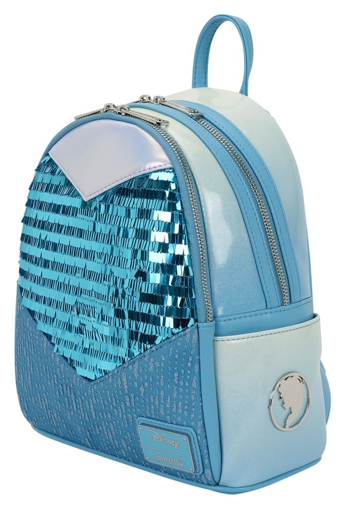 SU ORDINAZIONE Frozen by Loungefly Mini Backpack Elsa Glitter Sequin