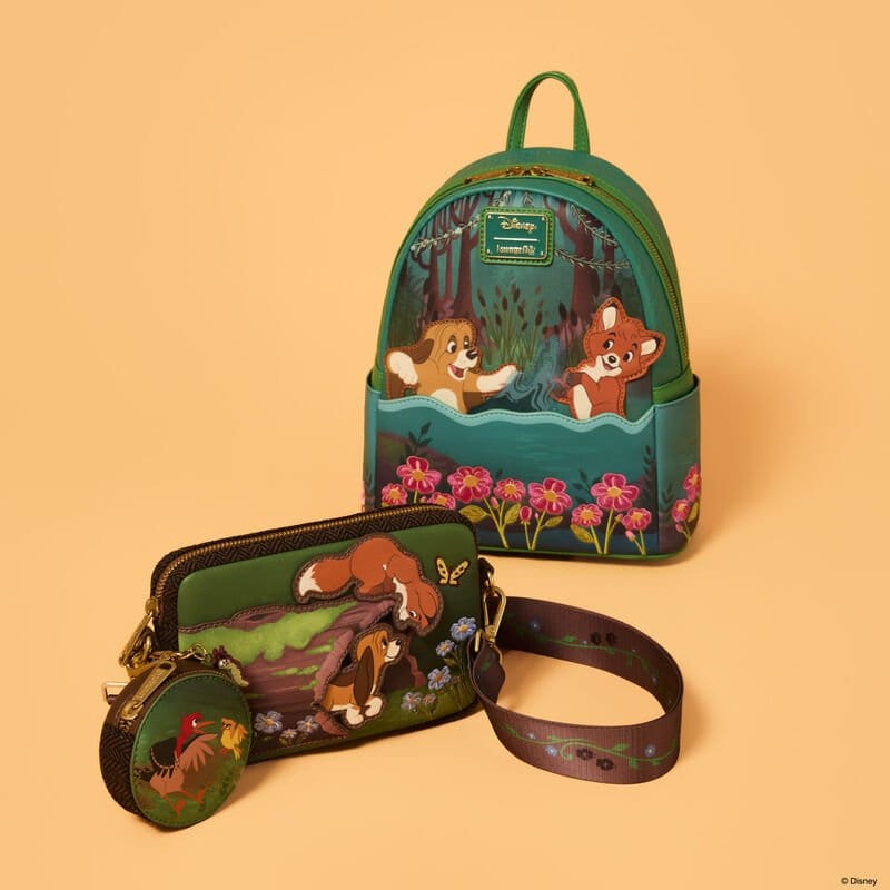 🧪 LAB | SU ORDINAZIONE Disney by Loungefly Mini Backpack The Fox and the Hound