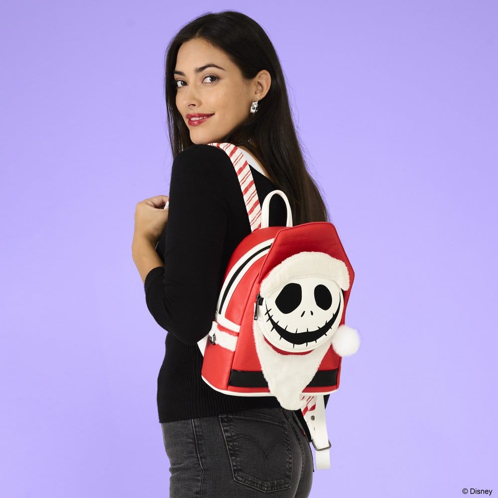 🧪 LAB | PREORDINE+ 01/2027 Nightmare before Christmas by Loungefly Mini Backpack Jack Skellington Sandy Claws