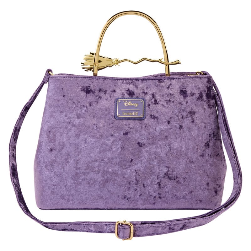 SU ORDINAZIONE Disney by Loungefly Handbag Hocus Pocus Velvet Broom Handle