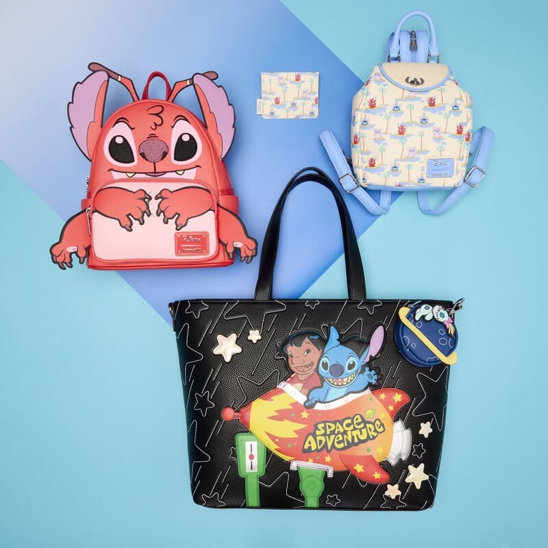 🧪 LAB | SU ORDINAZIONE Lilo & Stitch by Loungefly Canvas Tote Bag Space Adventure