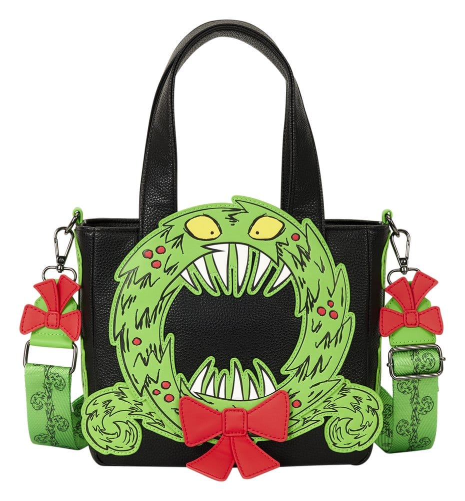 🧪 LAB | PREORDINE+ 01/2027 Nightmare before Christmas by Loungefly Crossbody Bag Man-Eating Wreath