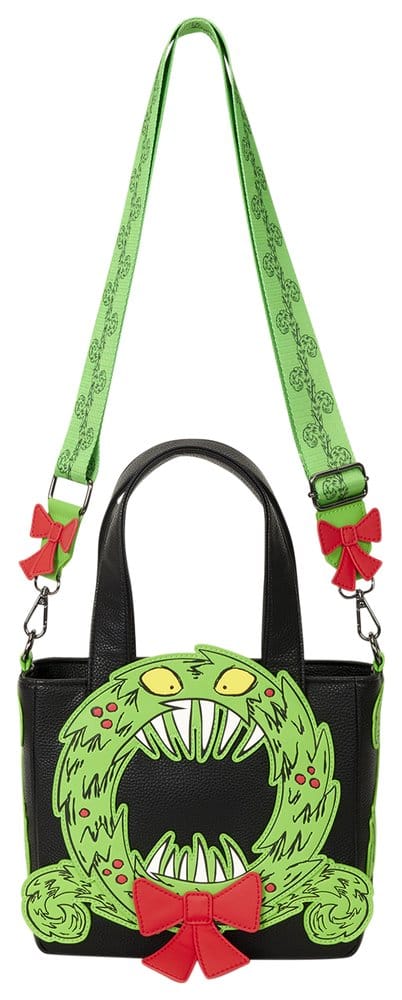 🧪 LAB | PREORDINE+ 01/2027 Nightmare before Christmas by Loungefly Crossbody Bag Man-Eating Wreath