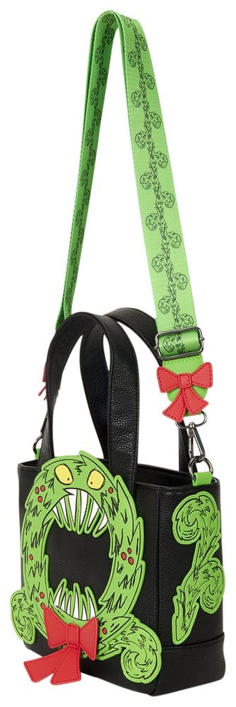 🧪 LAB | PREORDINE+ 01/2027 Nightmare before Christmas by Loungefly Crossbody Bag Man-Eating Wreath