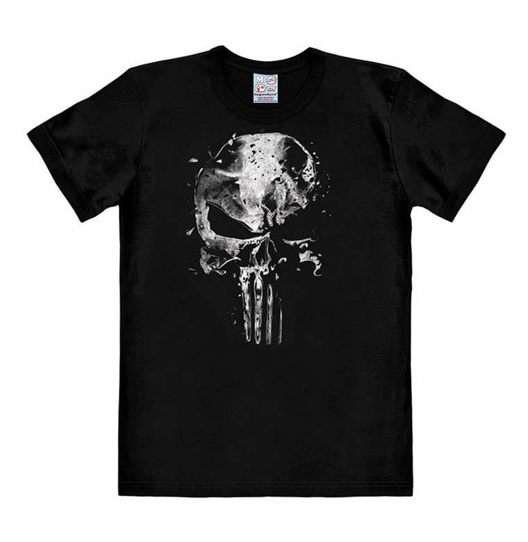 SU ORDINAZIONE Marvel Easy Fit T-Shirt Punisher - Mercury Skull Size L