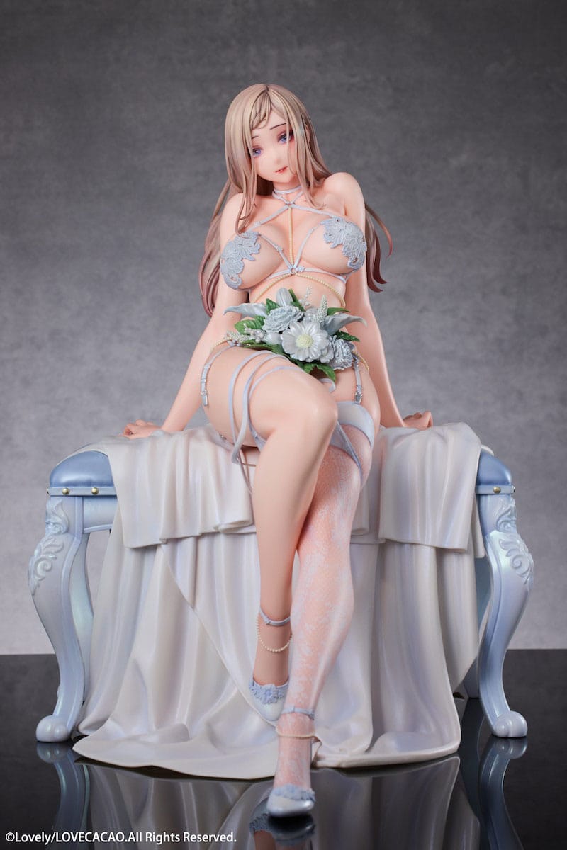 SU ORDINAZIONE Original IllustrationPVC Statue 1/4 Marry me Illustrated by LOVECACAO Bonus Inclusive Limited Edition 31 cm