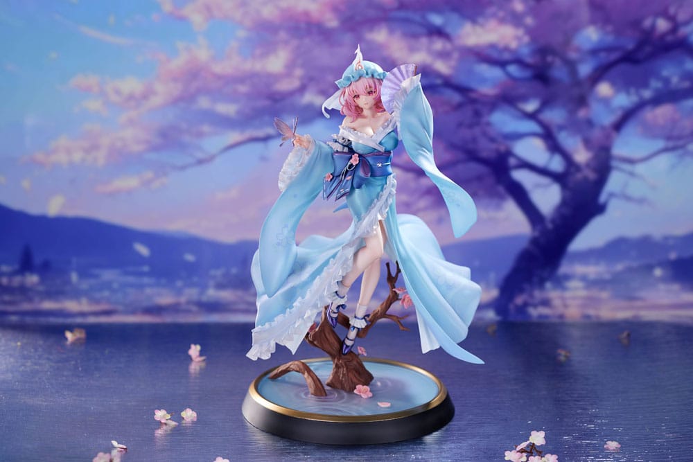PREORDINE CHIUSO 08/2025 Touhou Project PVC Statue 1/6 Ghost From the Calamitous Nirvana Yuyuko Saigyouji Deluxe Edition 32 cm (PREORDINE NON CANCELLABILE)