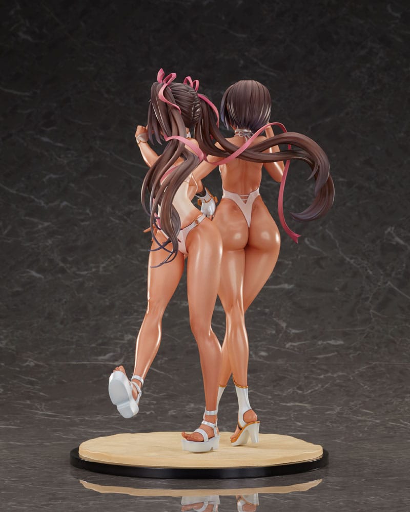 PREORDINE CHIUSO 04/2026 Taimanin RPG Set of 2 PVC Statue 1/6 Adult Yukikaze and Young Yukikaze Swimsuits Ver. 28 cm (PREORDINE NON CANCELLABILE)