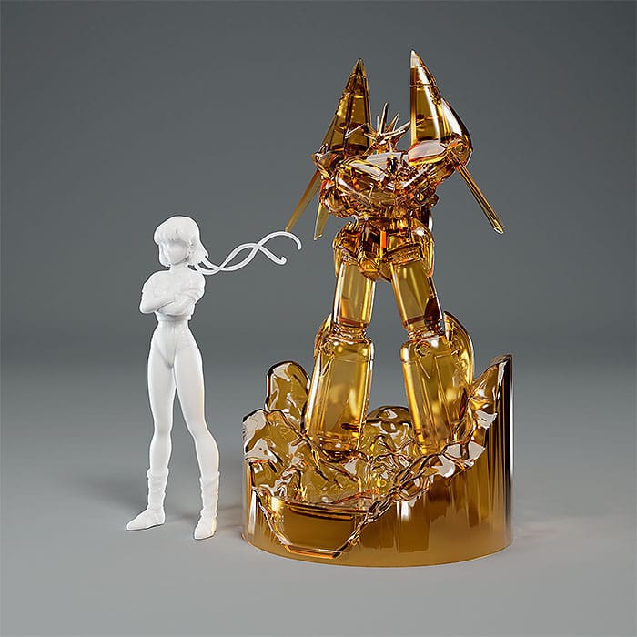 PREORDINE ESAURITO Gunbuster Plastic Model Kit PLAMAX MF-81: minimum factory Noriko Takaya with Gunbuster: Effect Color Ver. 12 cm