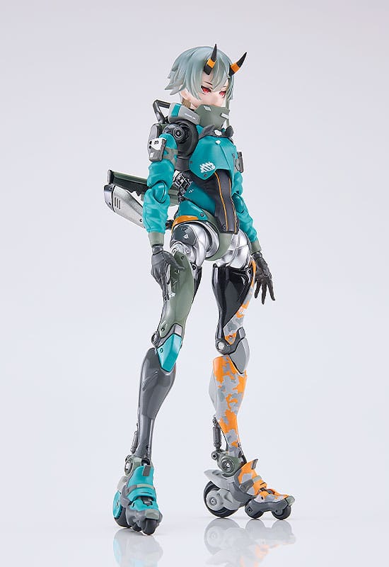 PREORDINE ESAURITO Shojo-Hatsudoki Diecast / PVC Action Figure Motored Cyborg Runner SSX_155 Downtown Trek 17 cm