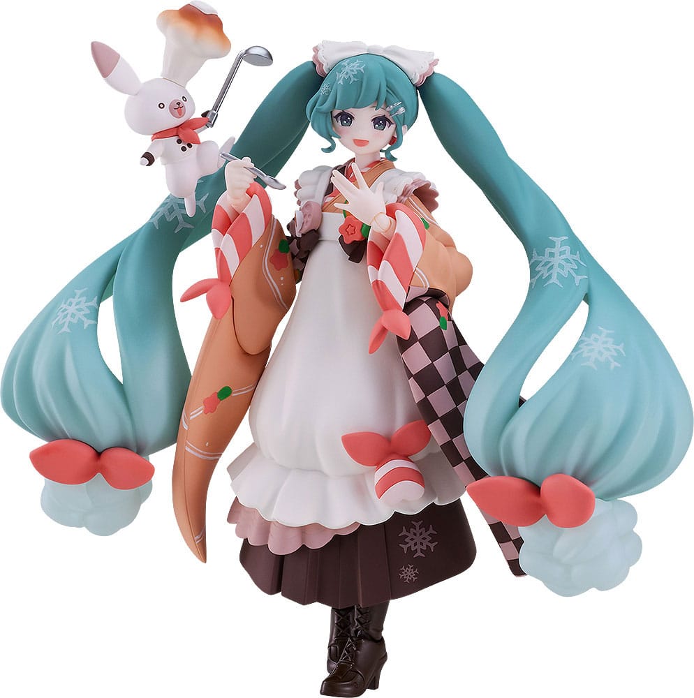 SU ORDINAZIONE Character Vocal Series 01: Hatsune Miku Figma Action Figure Snow Miku: Winter Delicacy Ver. 14 cm *PREZZO SPECIALE*