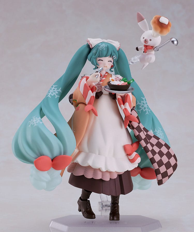 PREORDINE 11/2025 Character Vocal Series 01: Hatsune Miku Figma Action Figure Snow Miku: Winter Delicacy Ver. 14 cm (PREORDINE NON CANCELLABILE)