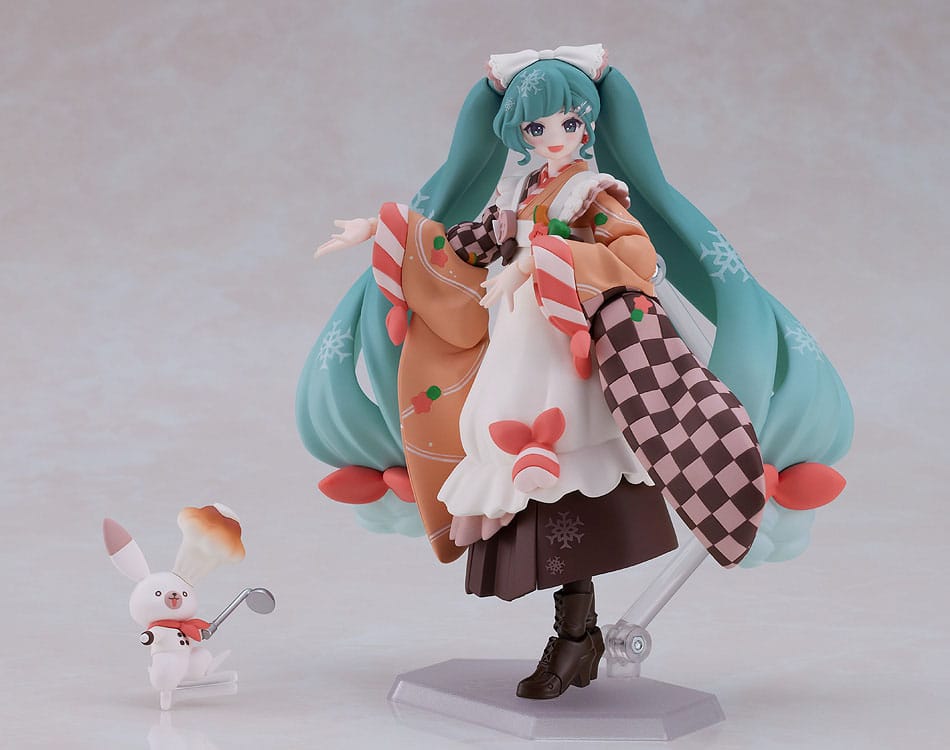 PREORDINE 11/2025 Character Vocal Series 01: Hatsune Miku Figma Action Figure Snow Miku: Winter Delicacy Ver. 14 cm (PREORDINE NON CANCELLABILE)