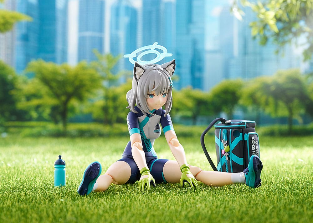 PREORDINE+ 12/2025 Blue Archive Figma Action Figure Shiroko Sunaookami Cycling DX Edition 15 cm
