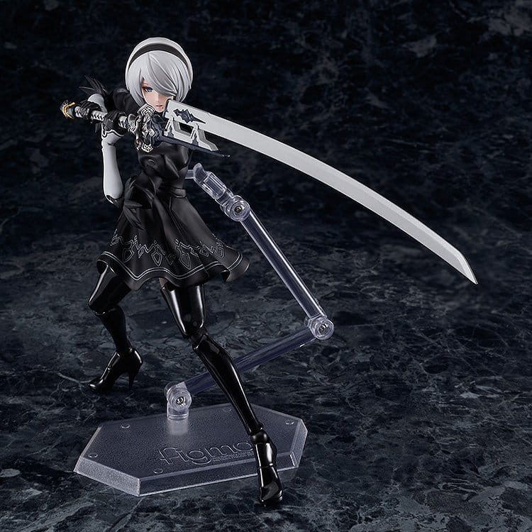 PREORDINE+ 10/2027 NieR:Automata Ver1.1a Figma Action Figure 2B (YoRHa No.2 Type B) 16 cm