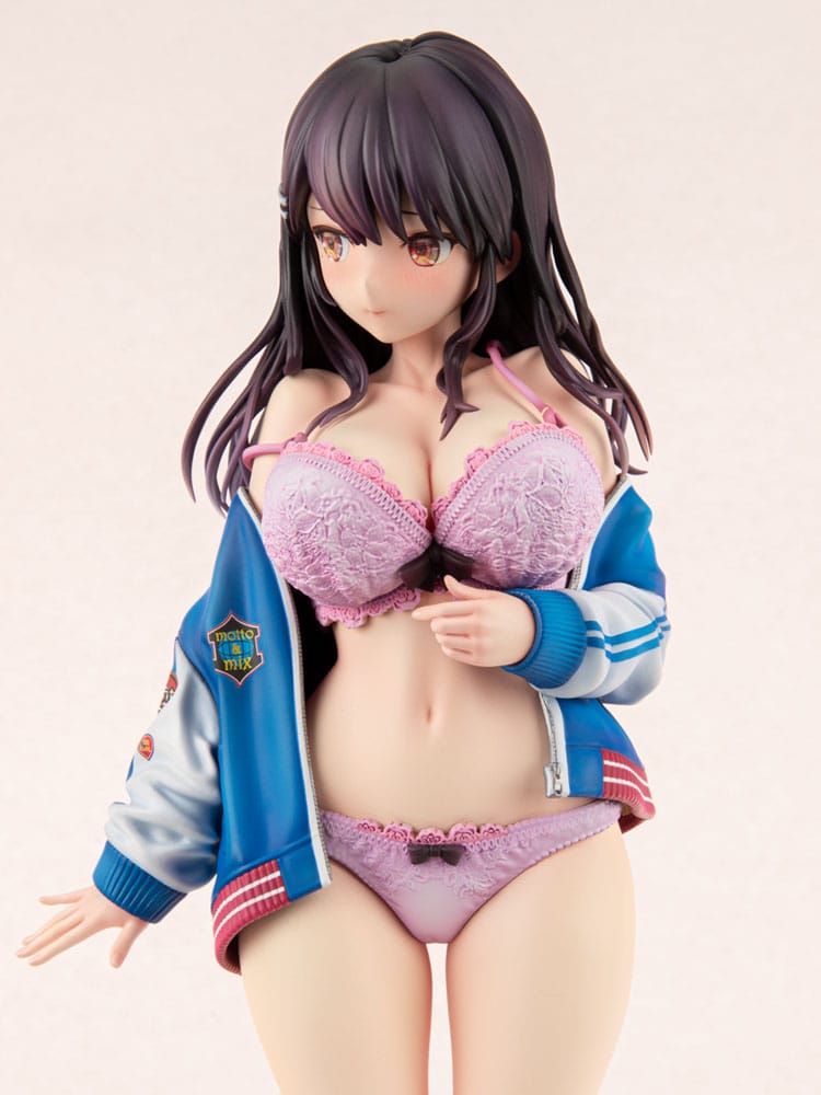 PREORDER+ CLOSED 03/2026 Original Character PVC Statue 1/6 Sukajan Jacket Kanojo wa Cool de Itai! Kyouka Kagura 27 cm (18+) (PREORDER NON-CANCELABLE)