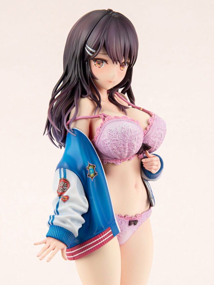 PREORDER+ CLOSED 03/2026 Original Character PVC Statue 1/6 Sukajan Jacket Kanojo wa Cool de Itai! Kyouka Kagura 27 cm (18+) (PREORDER NON-CANCELABLE)