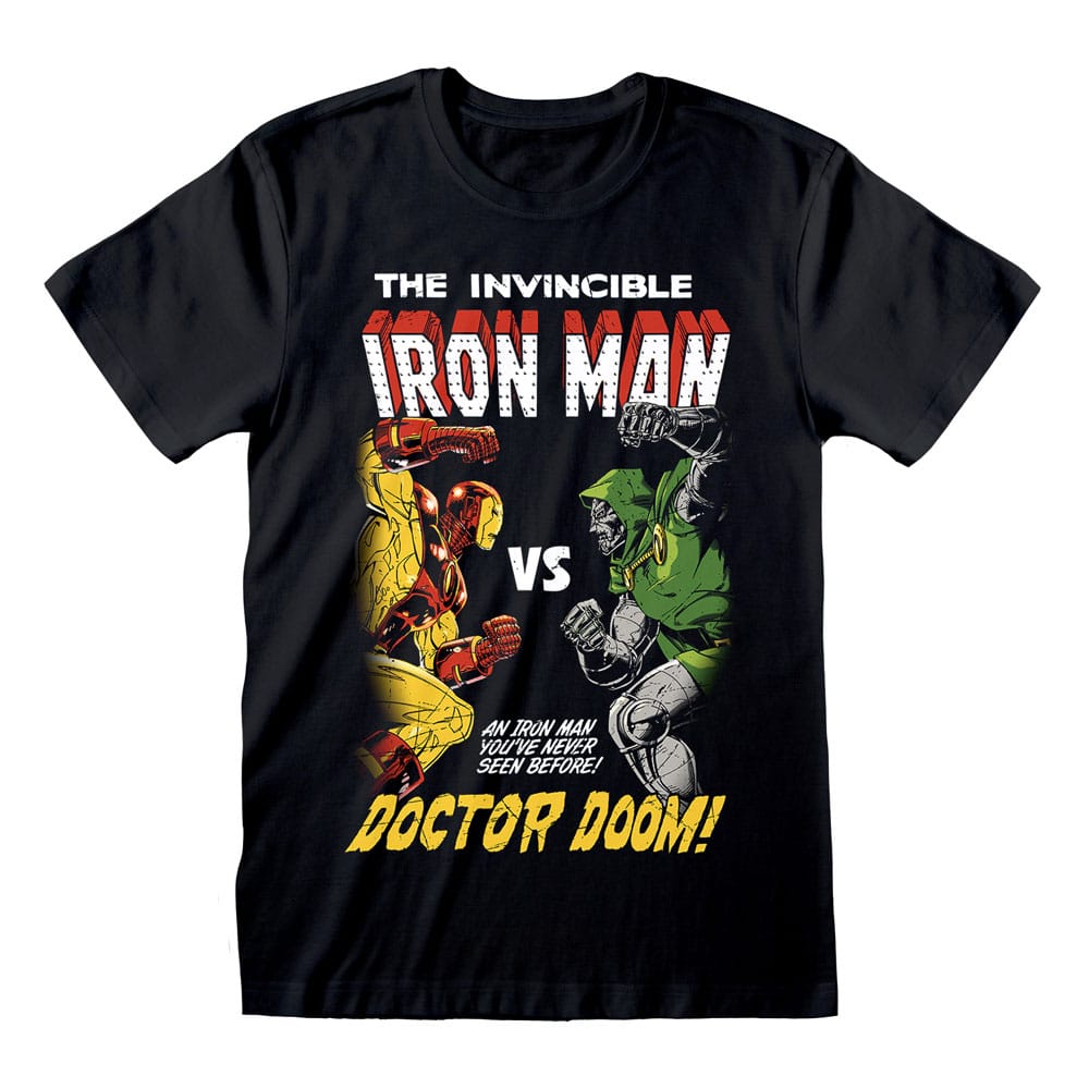 SU ORDINAZIONE Marvel T-Shirt Iron Man vs Doom Size M