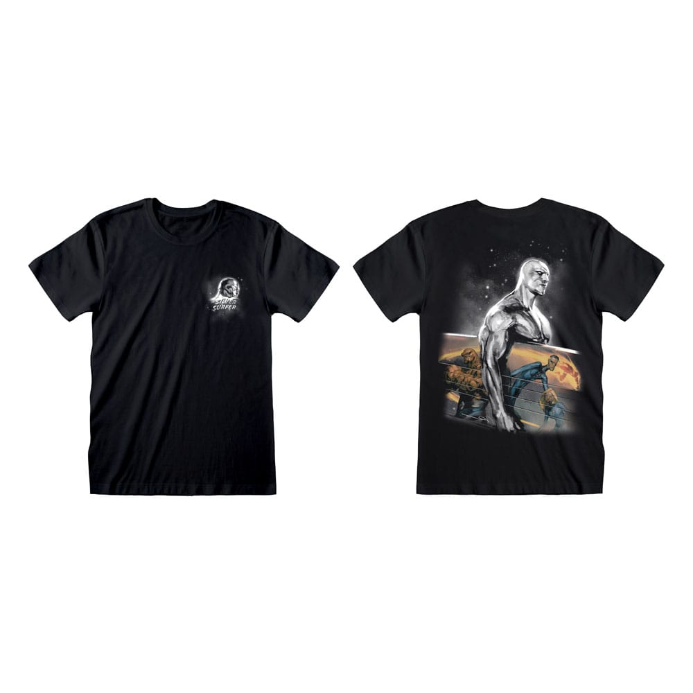 SU ORDINAZIONE Fantastic 4 T-Shirt Silver Surfer Size M