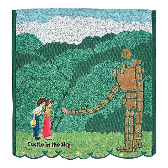 SU ORDINAZIONE Castle in the Sky Mini Towel Robot Soldier 34 x 36 cm