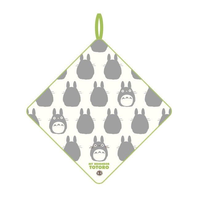 MADE TO ORDER My Neighbor Totoro Mini Towel Big Totoro Silhouette 33 x 33 cm