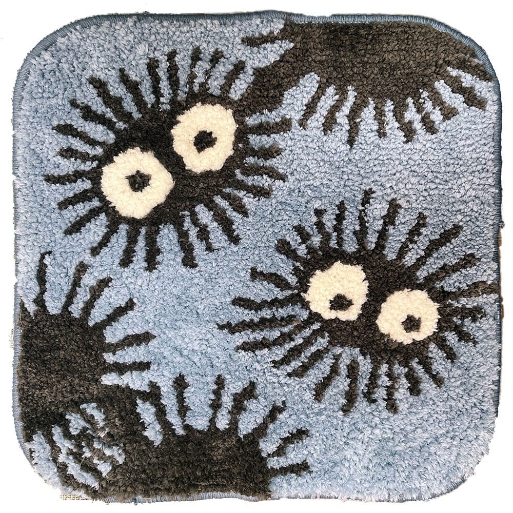 MADE TO ORDER My Neighbor Totoro Chair cushion Soot Sprites 38 x 38 cm