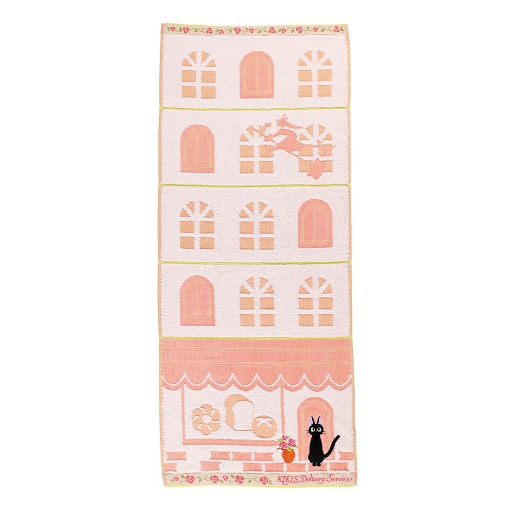 MADE TO ORDER Kiki's Delivery Service Towel Jiji Street corner 34 x 80 cm