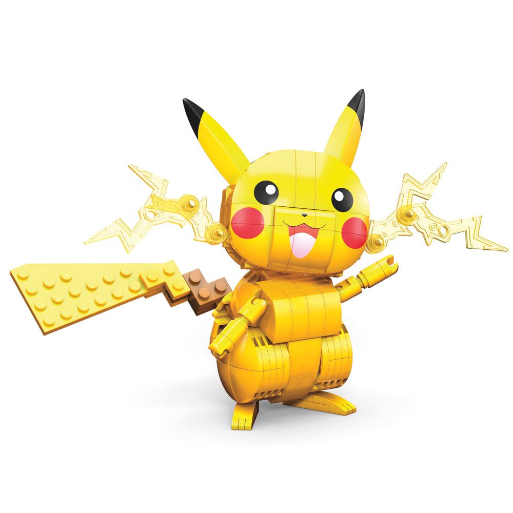 MADE TO ORDER Pokémon Mega Construx Wonder Builders Construction Set Pikachu 10 cm