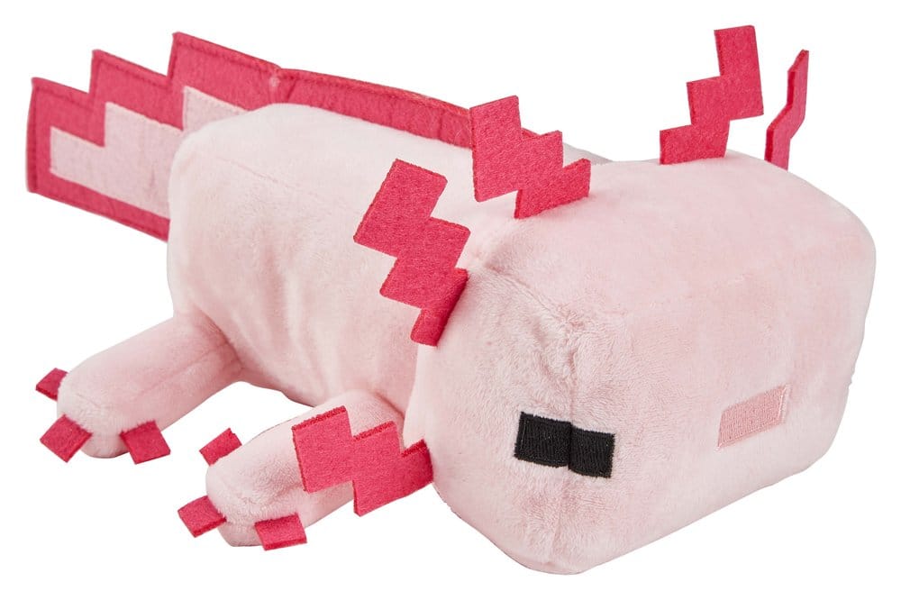 🧪 LAB | SU ORDINAZIONE Minecraft Plush Figure Axolotl 20 cm