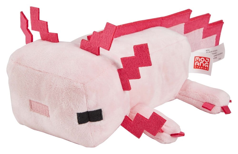 🧪 LAB | SU ORDINAZIONE Minecraft Plush Figure Axolotl 20 cm