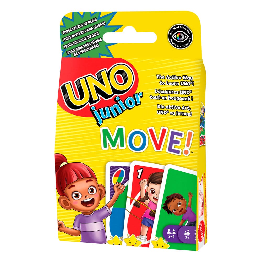 SU ORDINAZIONE UNO Junior Move! Card Game
