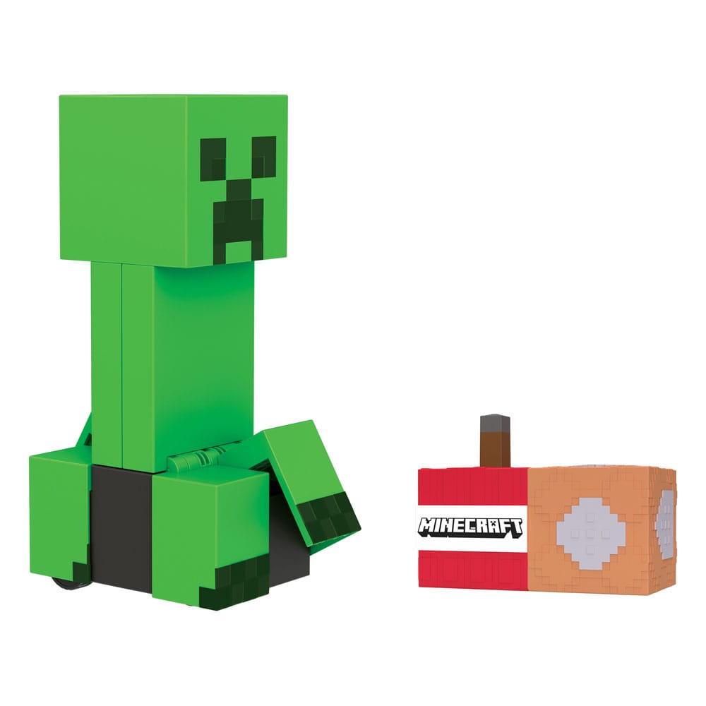 AUF BESTELLUNG Minecraft Figur Explodierender RC Creeper 25 cm