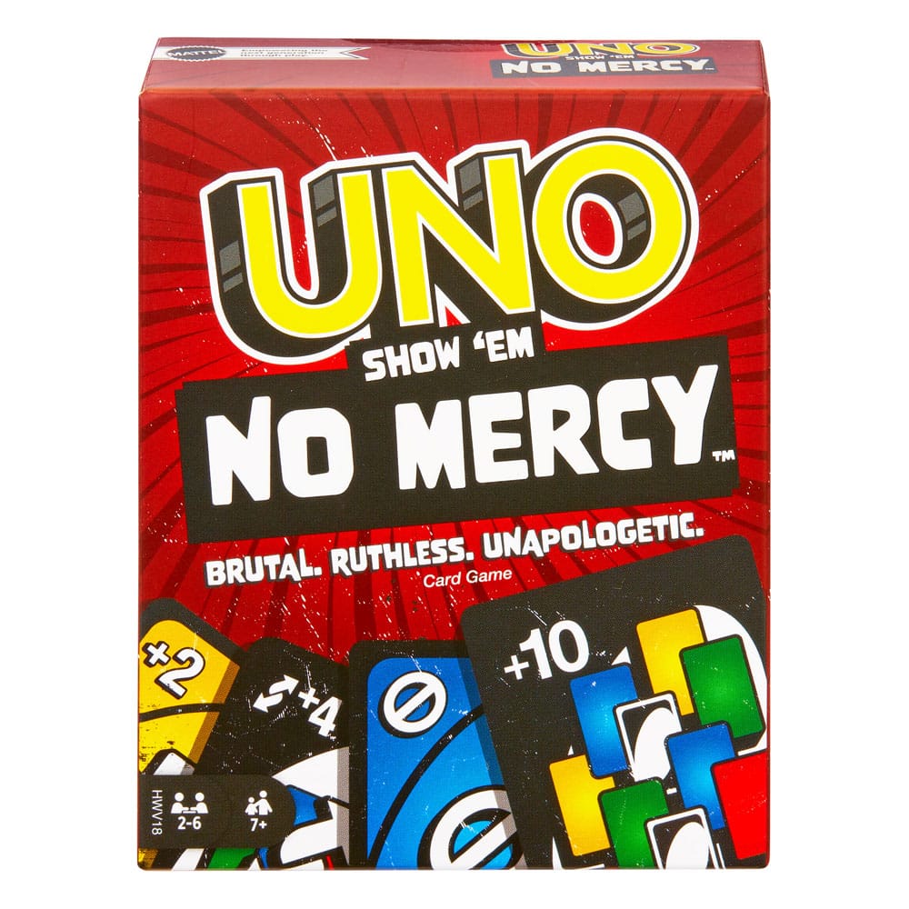SU ORDINAZIONE UNO Card Game No Mercy