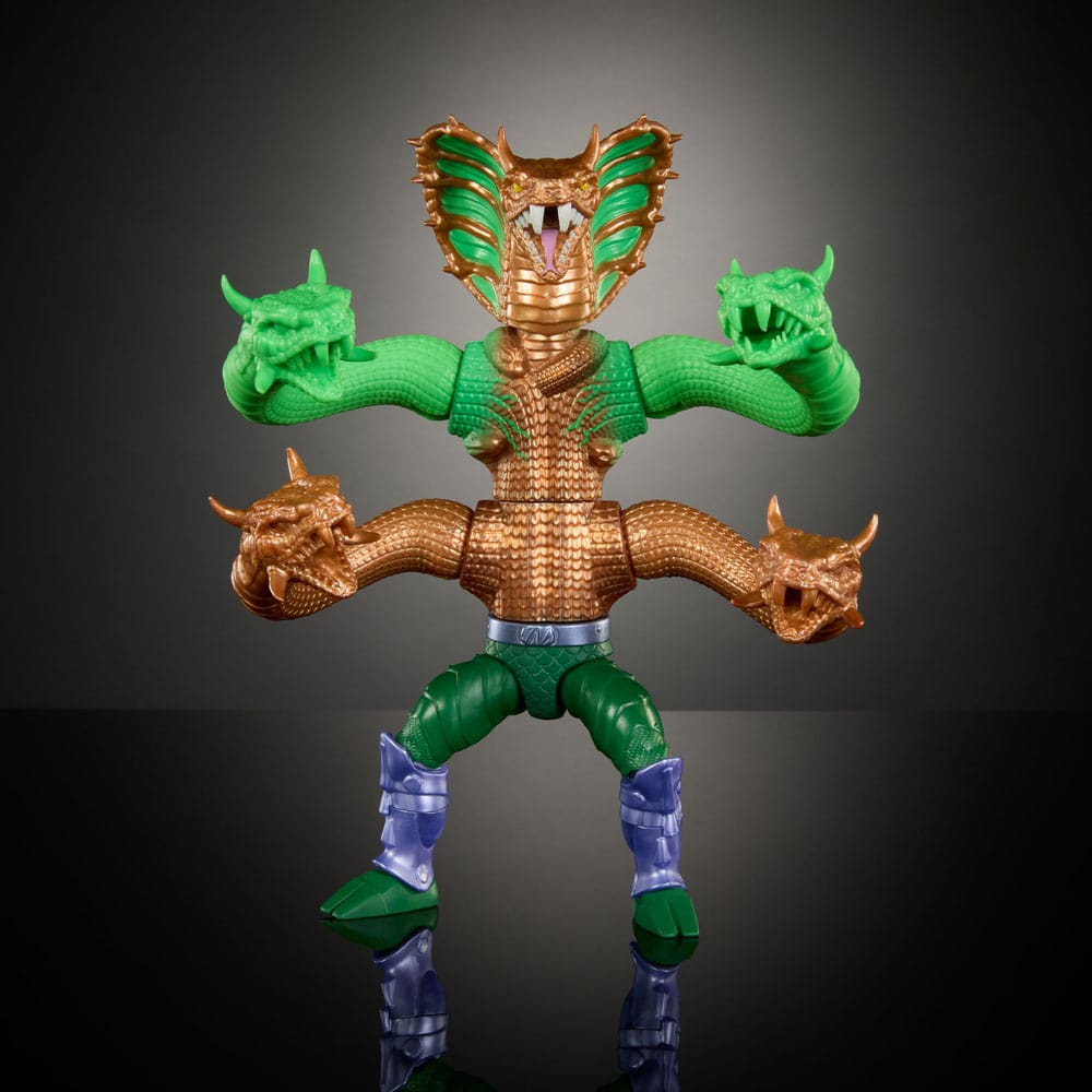 🧪 LAB | SU ORDINAZIONE MOTU x TMNT: Turtles of Grayskull Deluxe Action Figure King Hiss 14 cm