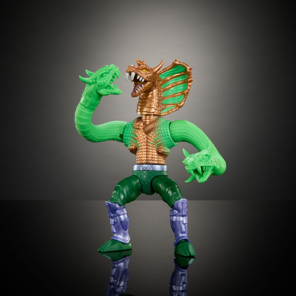 🧪 LAB | SU ORDINAZIONE MOTU x TMNT: Turtles of Grayskull Deluxe Action Figure King Hiss 14 cm