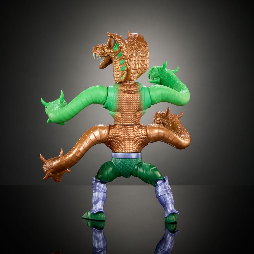 🧪 LAB | SU ORDINAZIONE MOTU x TMNT: Turtles of Grayskull Deluxe Action Figure King Hiss 14 cm