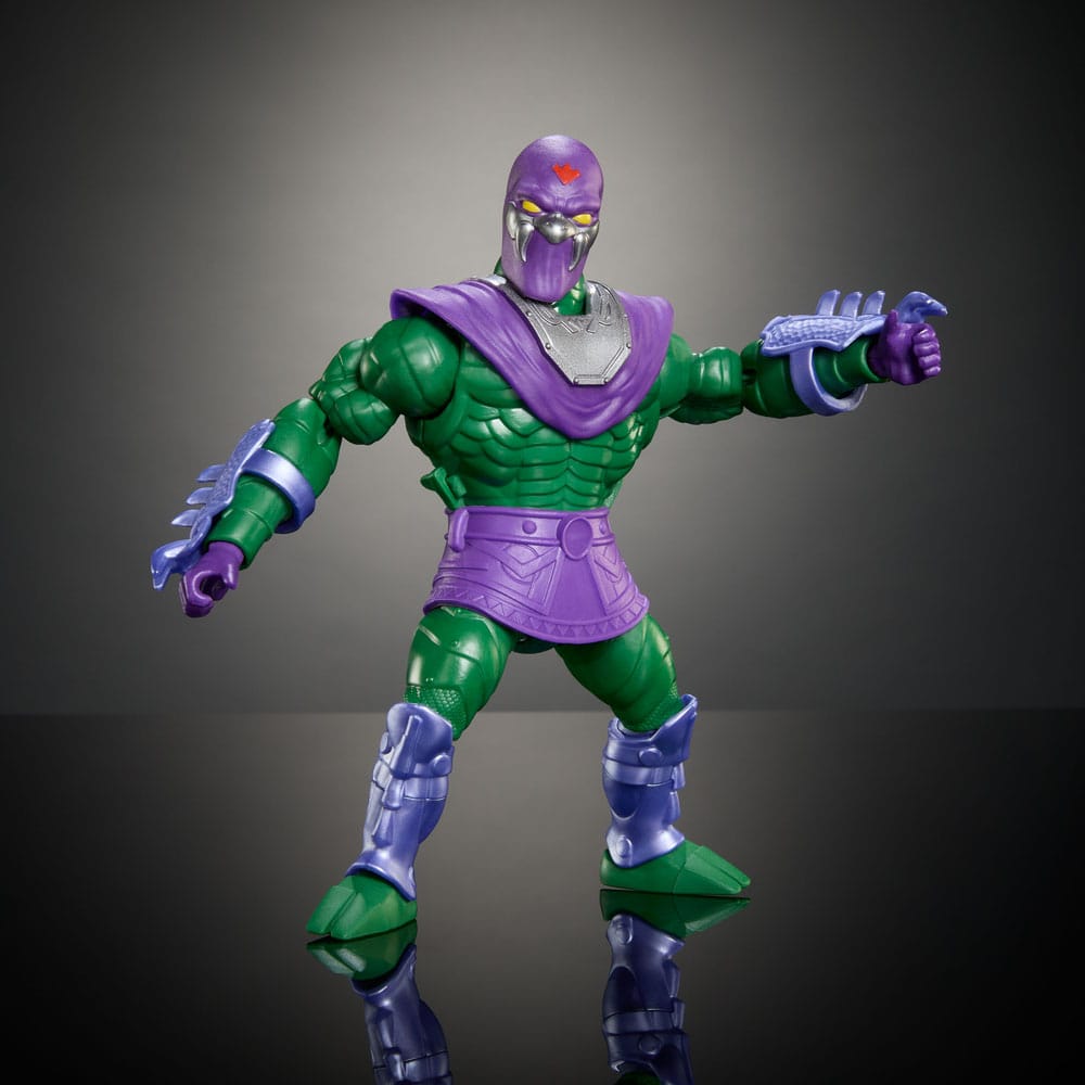 🧪 LAB | SU ORDINAZIONE MOTU x TMNT: Turtles of Grayskull Deluxe Action Figure King Hiss 14 cm