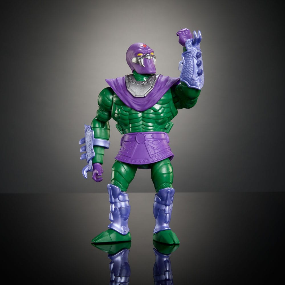 🧪 LAB | SU ORDINAZIONE MOTU x TMNT: Turtles of Grayskull Deluxe Action Figure King Hiss 14 cm