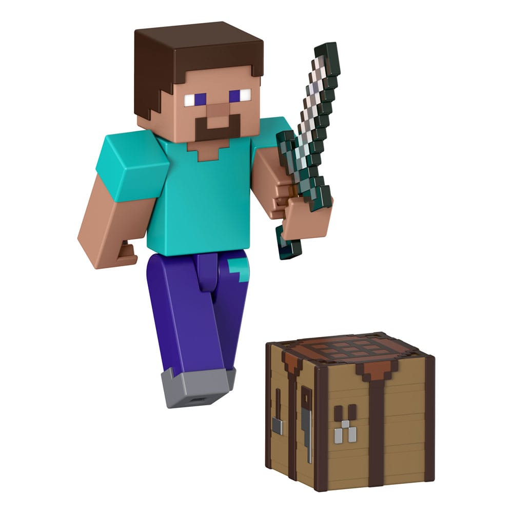 AUF BESTELLUNG Minecraft Actionfigur Steve 8 cm