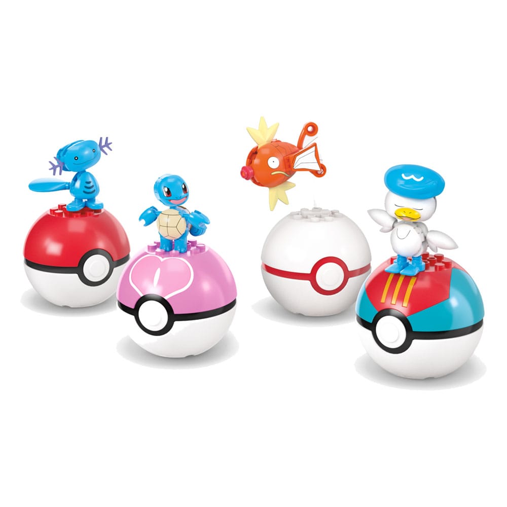 SU ORDINAZIONE Pokémon MEGA Construction Set Water-Type Trainer Team Building Toy Kit *PREZZO SPECIALE*