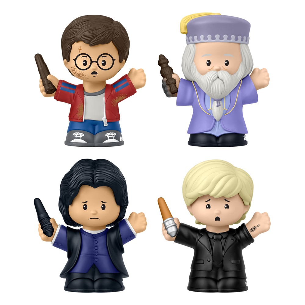 SU ORDINAZIONE Harry Potter and the Half-Blood Prince Fisher-Price Little People Collector Mini Figures 4-Pack 7 cm