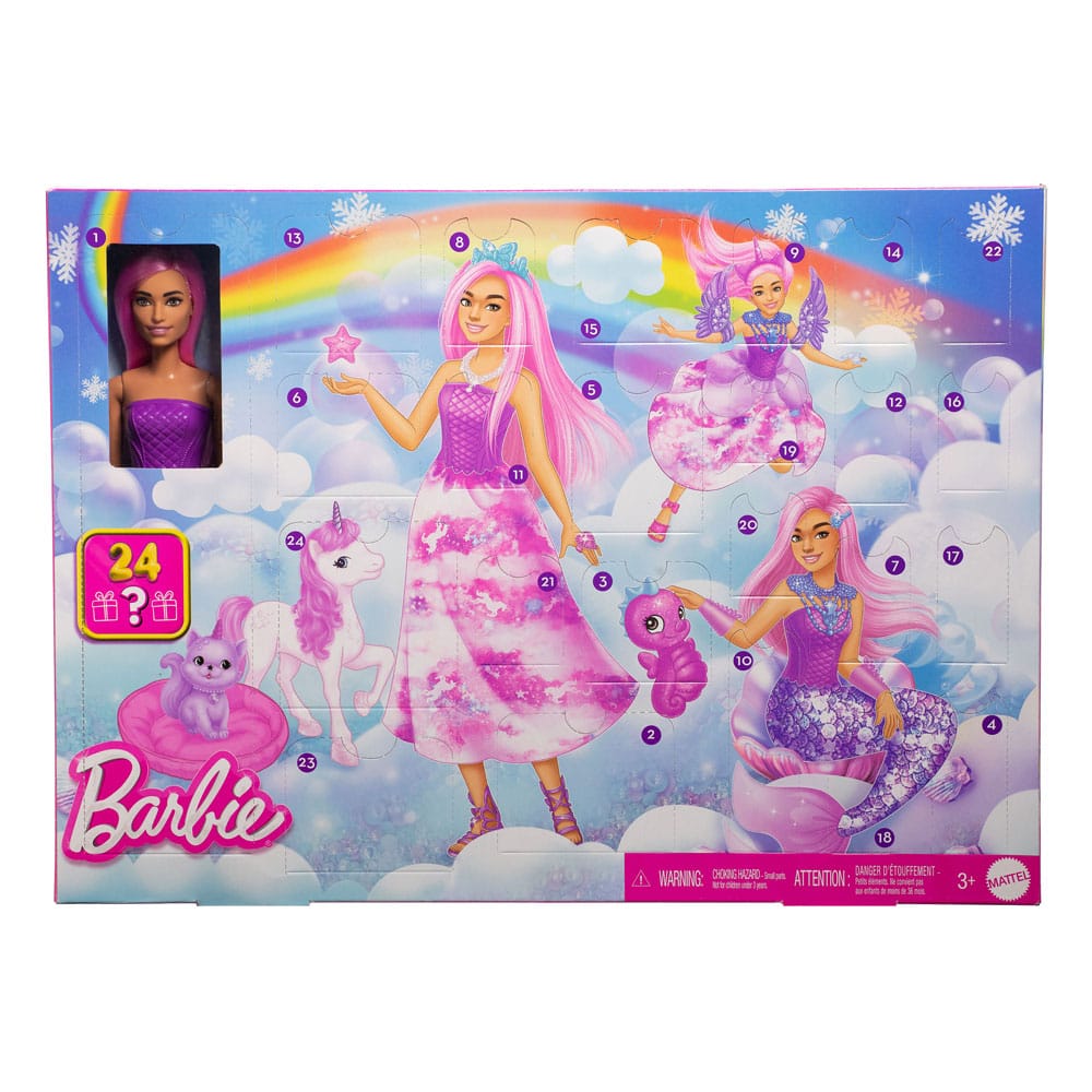 SU ORDINAZIONE Barbie Advent Calendar with Doll Fantasy