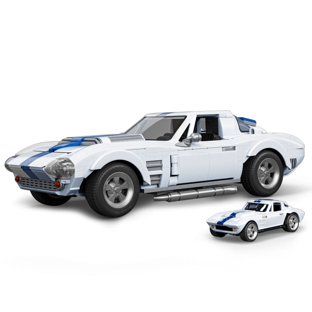 Auf Bestellung gefertigt: Mattel Brick Shop Hot Wheels Elite Series Bausatz 1/16 Corvette Grand Sport