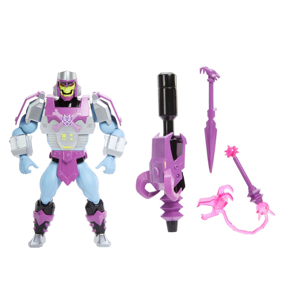 🧪 LAB | SU ORDINAZIONE Masters of the Universe x Transformers Action Figure Megatron Armor Skeletor heo European Exclusive 14 cm