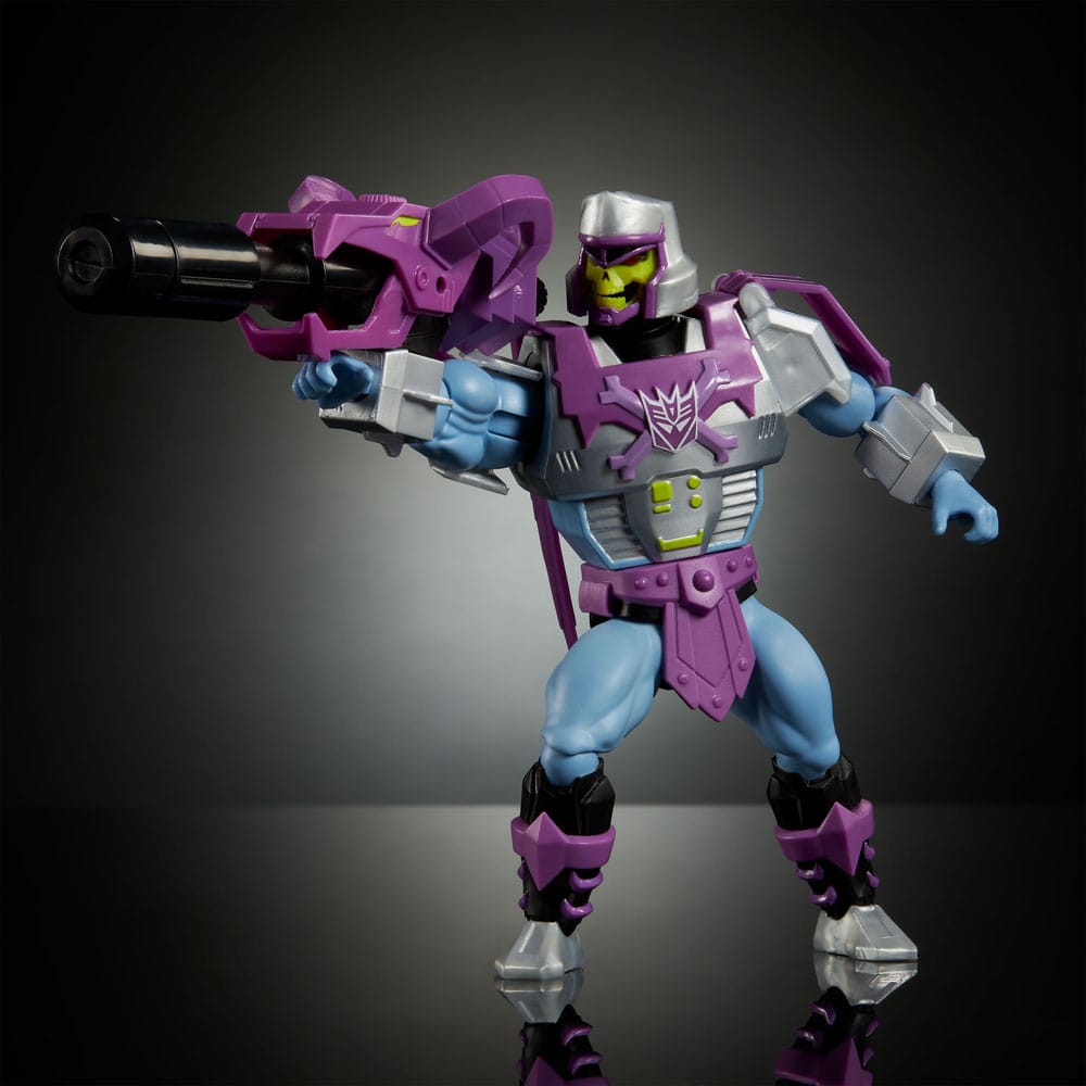 🧪 LAB | SU ORDINAZIONE Masters of the Universe x Transformers Action Figure Megatron Armor Skeletor heo European Exclusive 14 cm