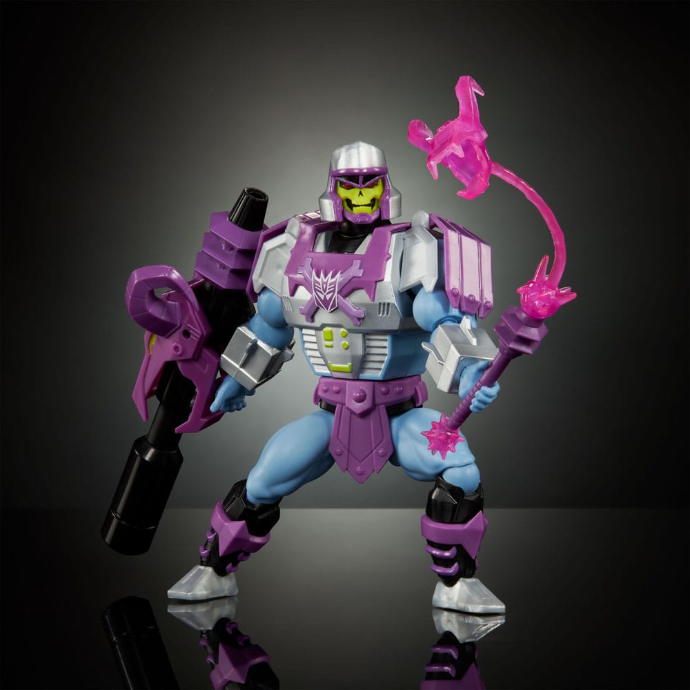 🧪 LAB | SU ORDINAZIONE Masters of the Universe x Transformers Action Figure Megatron Armor Skeletor heo European Exclusive 14 cm