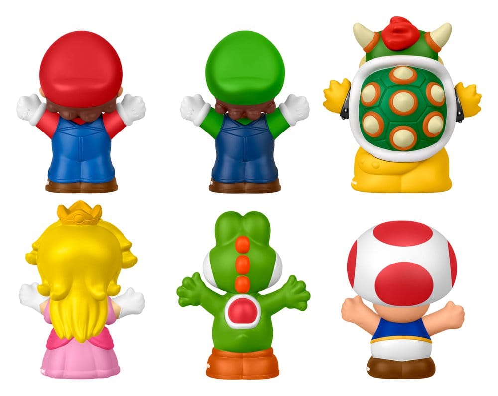 🧪 LAB | SU ORDINAZIONE My Mario Little People Collector Mini Figure 6-Pack 7 cm