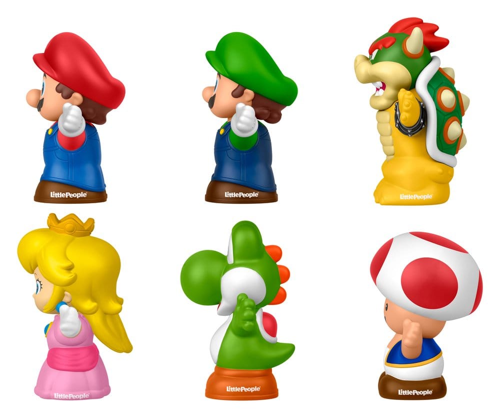 🧪 LAB | SU ORDINAZIONE My Mario Little People Collector Mini Figure 6-Pack 7 cm