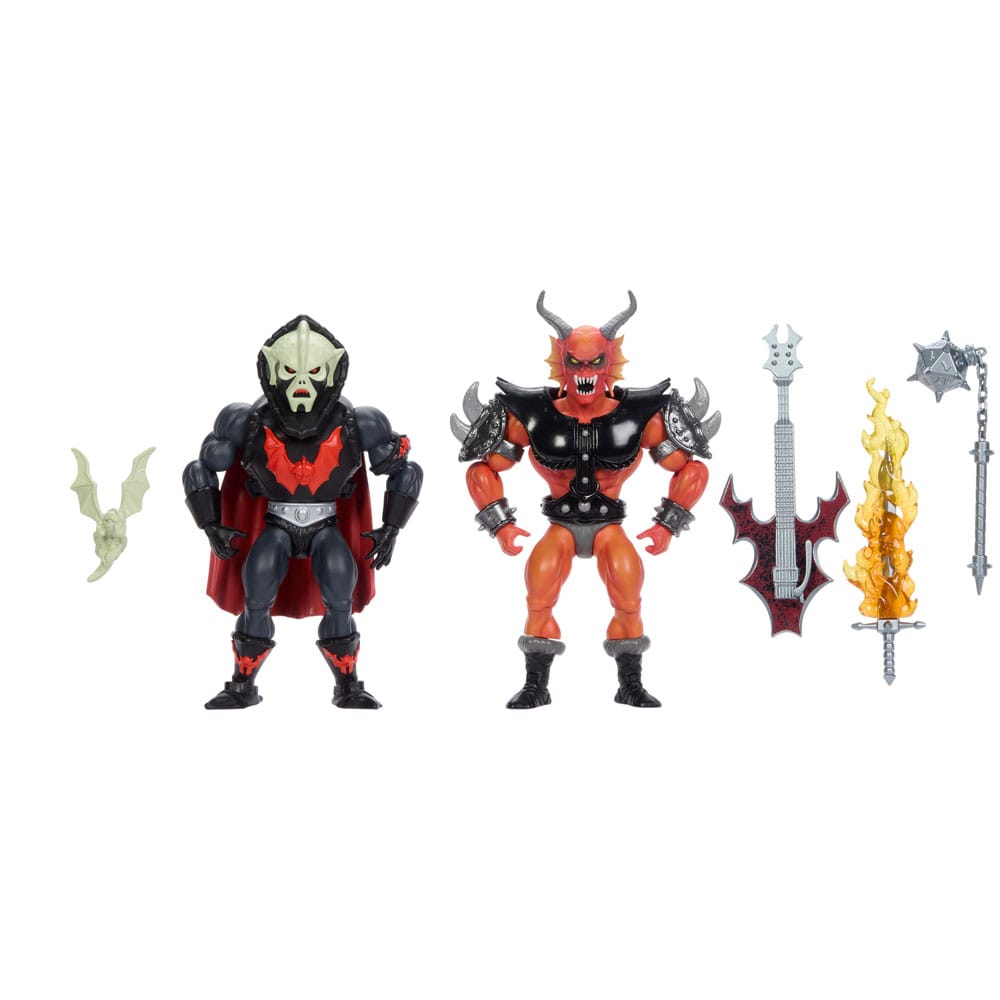🧪 LAB | SU ORDINAZIONE Masters of the Universe x Stranger Things Origins Action Figure 2-Pack Hordak & Hellfire-Man 14 cm